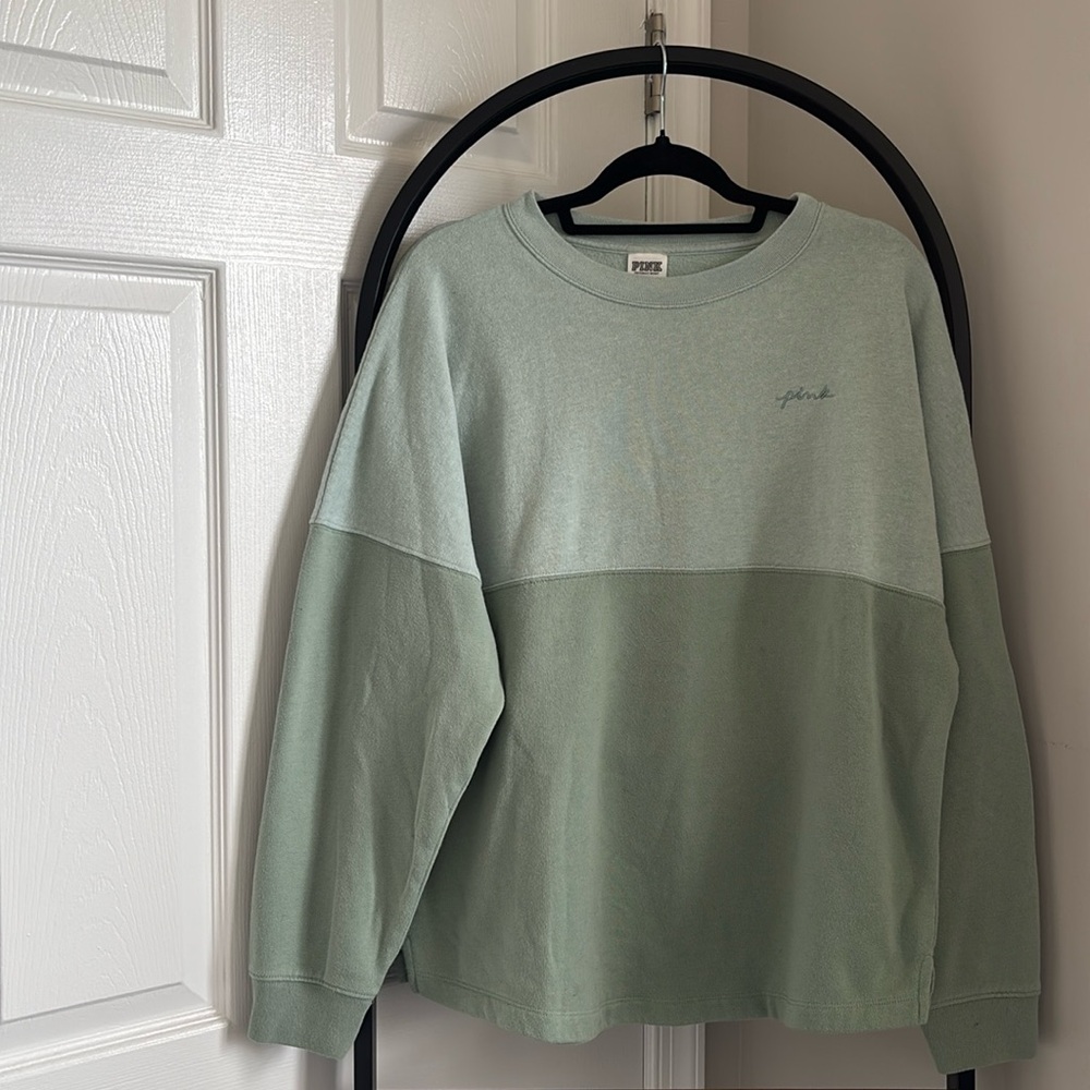 VS PINK Teal Sweatshirt